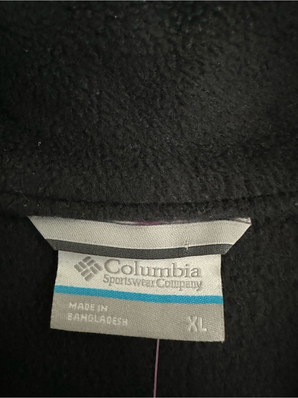 Columbia Steens Mountain Soft Fleece Black Vest Full Zip XL - Picture 3 of 5